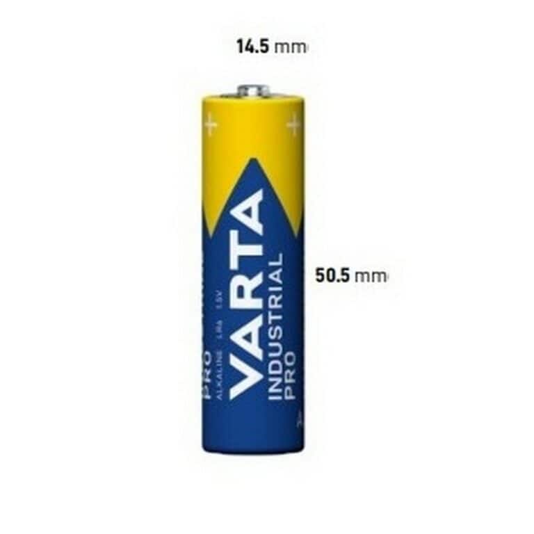 10 PILE ALCALINE AA BATTERIE Stilo 1,5V VARTA INDUSTRIAL PRO Made in Germany - immagine 2