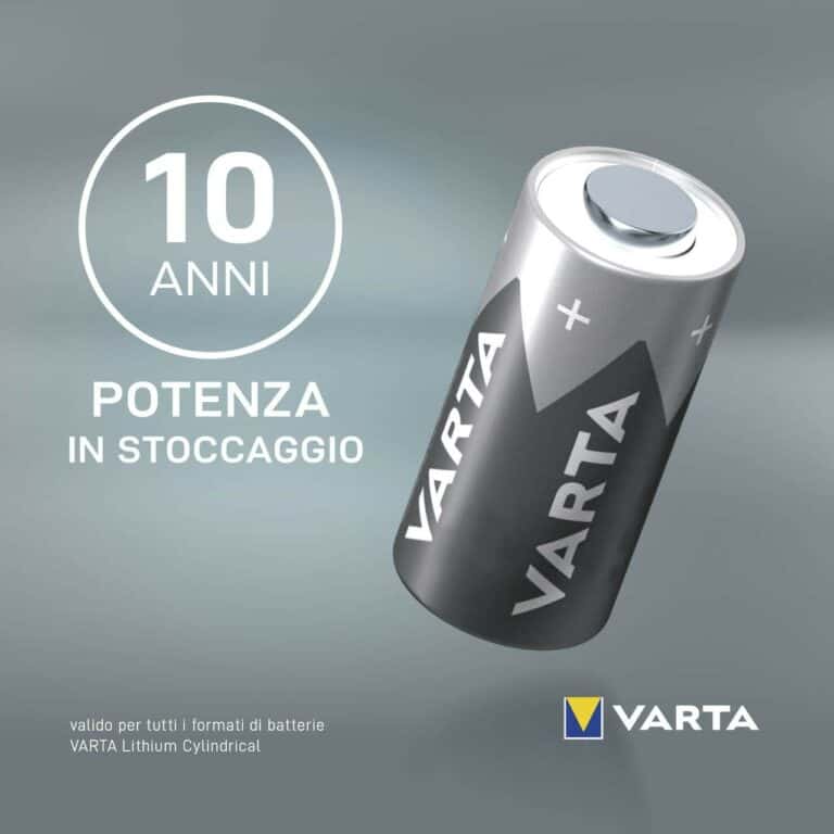 10 PILE LITIO CR123A 3V BATTERIE VARTA LITHIUM Germany Brand - immagine 6