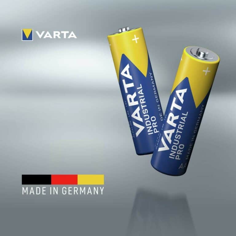 10 PILE ALCALINE AA BATTERIE Stilo 1,5V VARTA INDUSTRIAL PRO Made in Germany - immagine 10