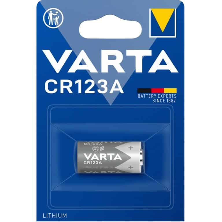 PILA LITIO CR123A 3V BATTERIA VARTA LITHIUM Germany Brand