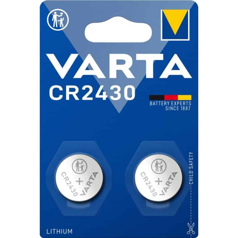 2 PILE LITIO CR2430 3V BATTERIE Bottone VARTA LITHIUM Germany Brand