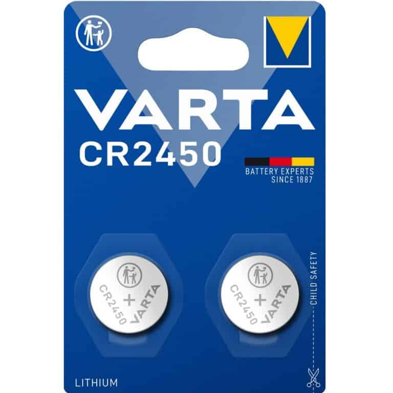 2 PILE LITIO CR2450 3V BATTERIE Bottone VARTA LITHIUM Germany Brand