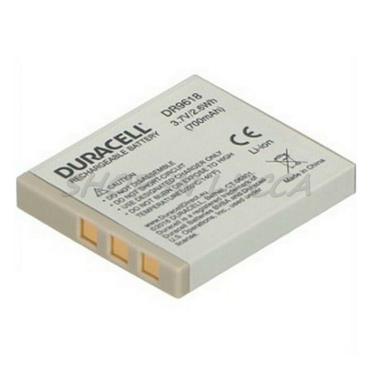 Batteria Ricaricabile DURACELL DR9618 sostituisce FUJIFILM NP-40 - KODAK KLIC-7005 - Pentax D-Li8 -Panasonic CGA-S004E - DMW-BCB7 - immagine 3