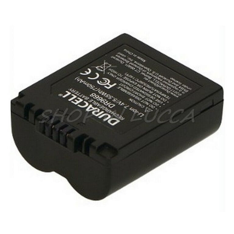 Batteria Ricaricabile DURACELL DR9668 sostituisce Panasonic CGR-S006 per Lumix DMC-FZ50 FZ38 - immagine 3