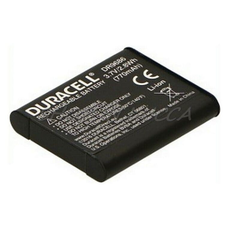 Batteria Ricaricabile DURACELL DR9686 sostituisce OLYMPUS LI-50B  PENTAX D-LI92 RICOH DB-100 PANASONIC VW-VBX090 CASIO NP-150 - immagine 3