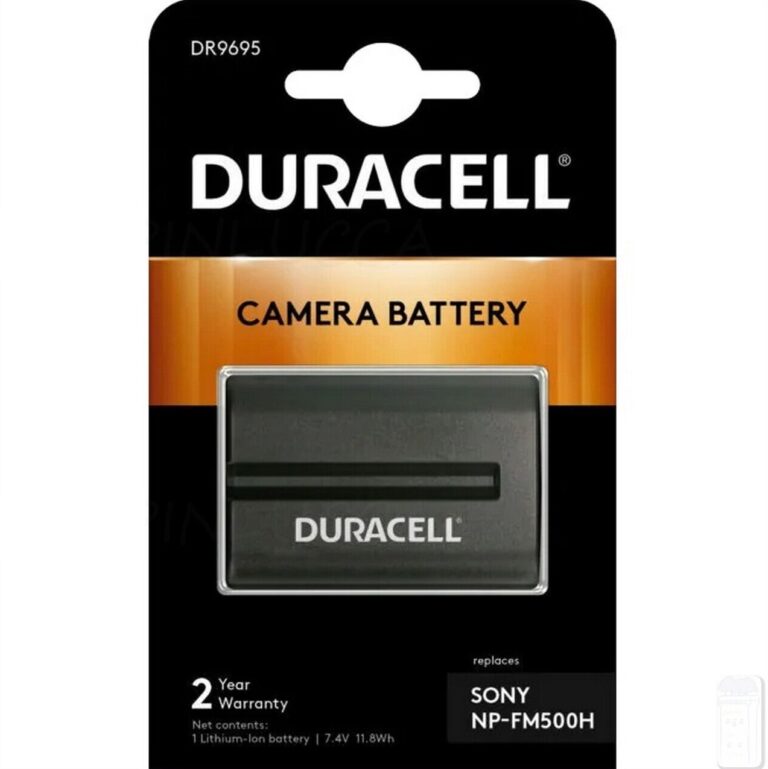 Batteria Ricaricabile DURACELL DR9695 sostituisce SONY NP-FM500H per Alpha A700 SLT-A99