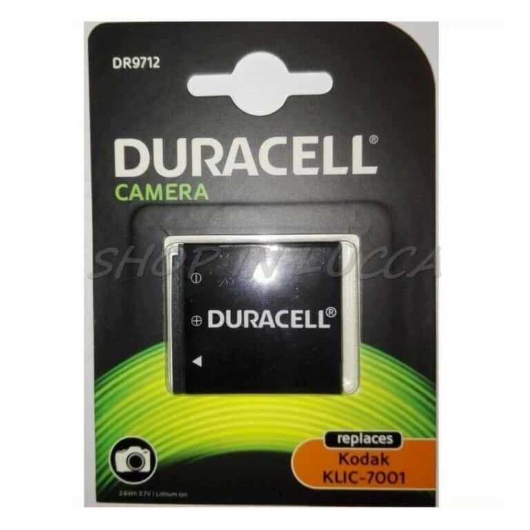 Batteria Ricaricabile DURACELL DR9712 sostituisce KODAK KLIC-7001 per EasyShare