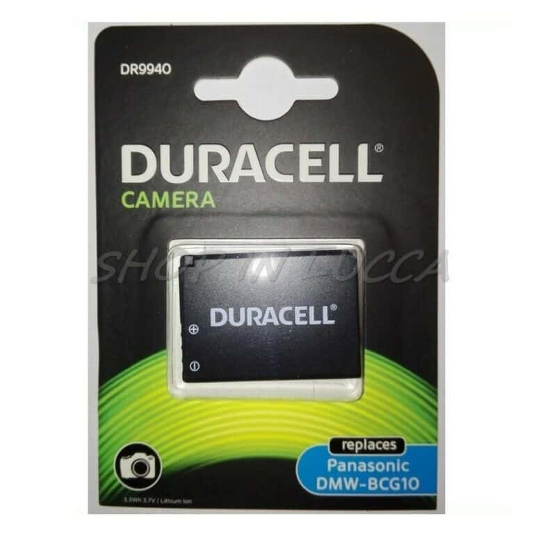 Batteria Ricaricabile DURACELL DR9940 sostituisce Panasonic DMW-BCG10 per Lumix DMC-TZ65 ZX3 ZR3 ZS19