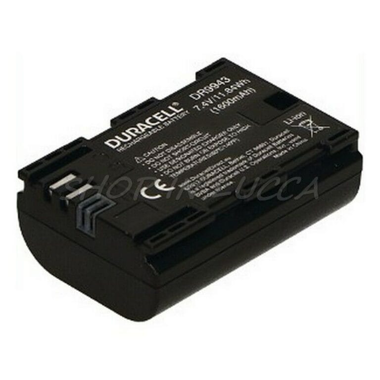 Batteria Ricaricabile DURACELL DR9943 sostituisce Canon LP-E6 per EOS Fotocamera 7D MKII 70D - immagine 3