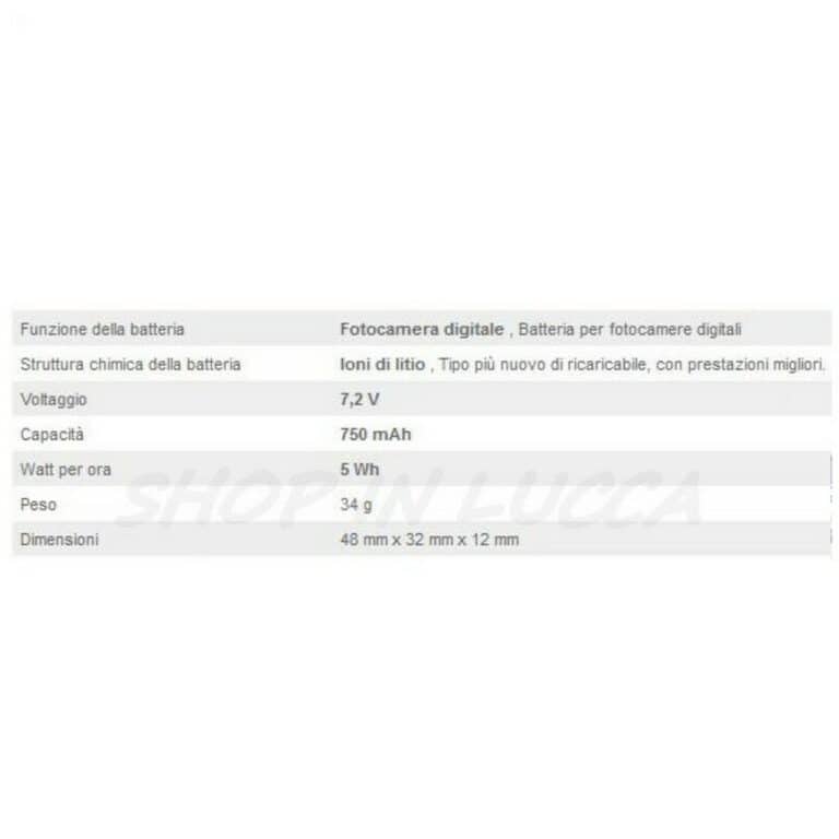 Batteria Ricaricabile DURACELL DRCE12 sostituisce Canon LP-E12 per EOS 100D M M2 Rebel SL1 - immagine 2