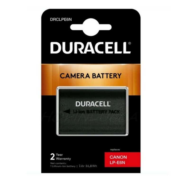 Batteria Ricaricabile DURACELL DRCLPE6N sostituisce Canon LP-E6N per EOS 7D Mk II XC10