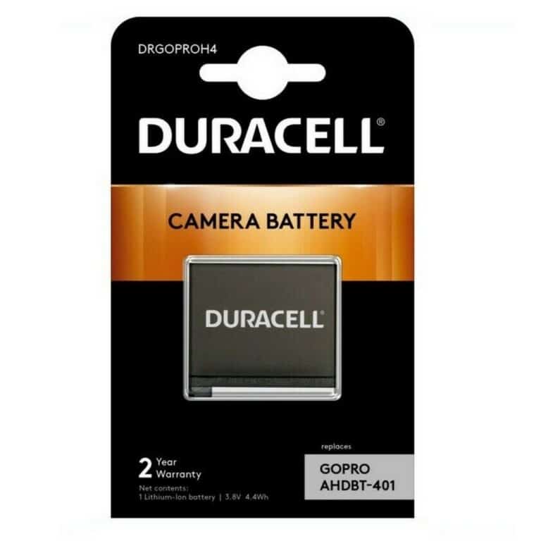 Batteria Pila Ricaricabile DURACELL DRGOPROH4 per Action Cam GoPro Hero4 sostituisce AHDBT-401