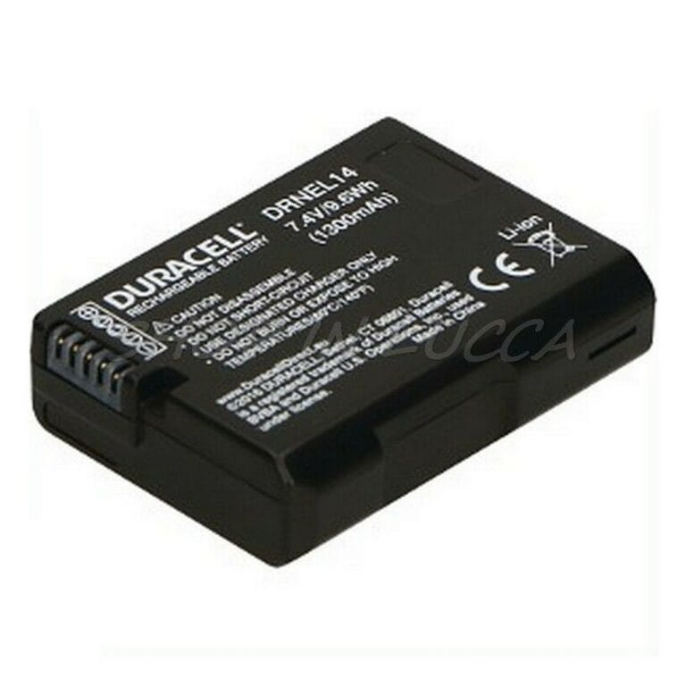 Batteria Ricaricabile DURACELL DRNEL14 sostituisce Nikon EN-EL14 per Coolpix P7800 D5500 - immagine 3