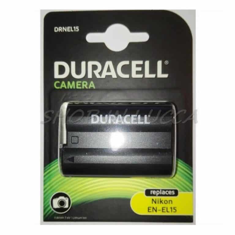 Batteria Ricaricabile DURACELL DRNEL15 sostituisce Nikon EN-EL15 per D500 D600 D800 D7000