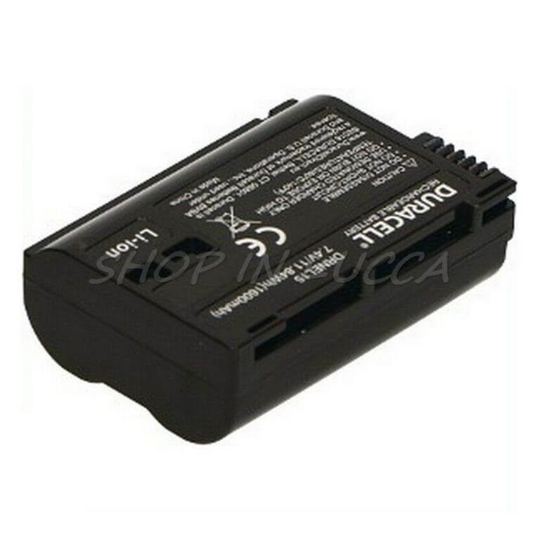 Batteria Ricaricabile DURACELL DRNEL15 sostituisce Nikon EN-EL15 per D500 D600 D800 D7000 - immagine 3