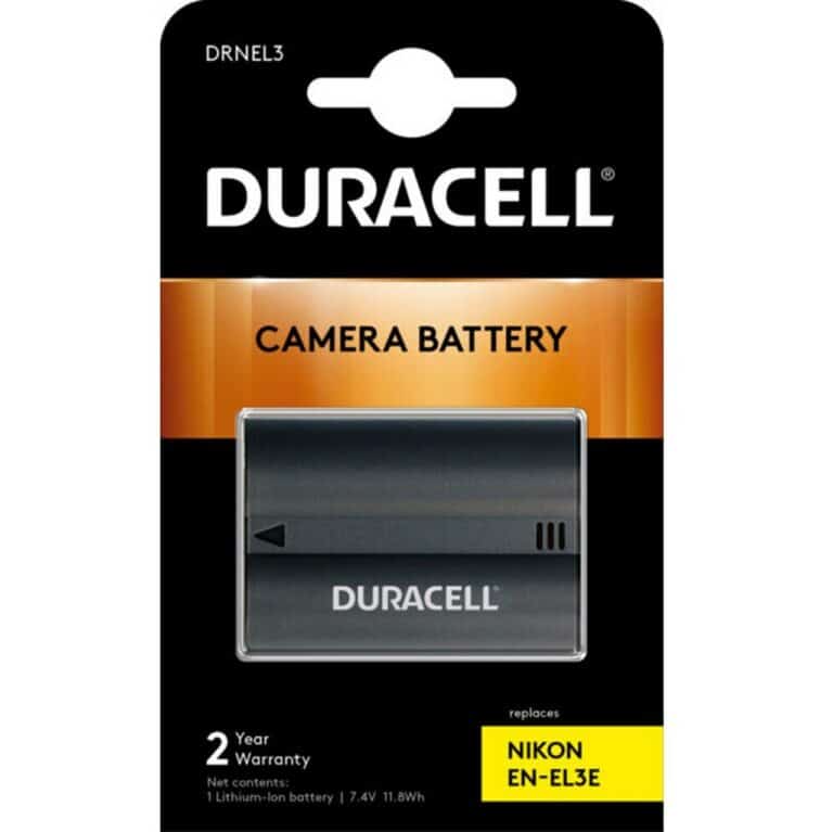 Batteria Ricaricabile DURACELL DRNEL3 sostituisce Nikon EN-EL3e per D50 70 80 90 100 200