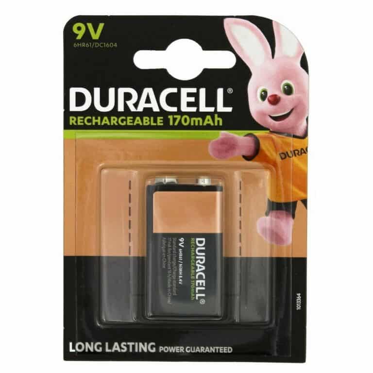 Pila Ricaricabile DURACELL RECHARGEABLE Block 6HR61 170mAh 9v