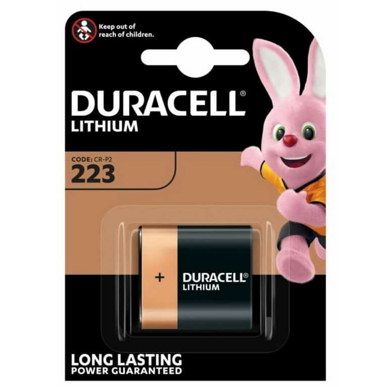 PILA LITIO 223 BATTERIA DURACELL LITHIUM CR-P2 6V