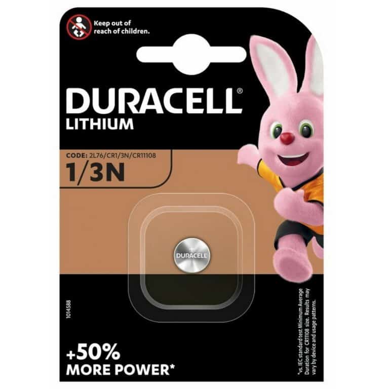 PILA LITIO 1/3N BATTERIA DURACELL LITHIUM 3V