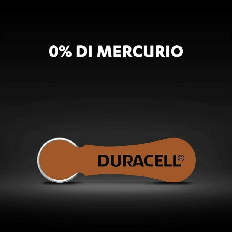 60 pile per apparecchi acustici DURACELL 312 batterie protesi udito PR41 - immagine 10