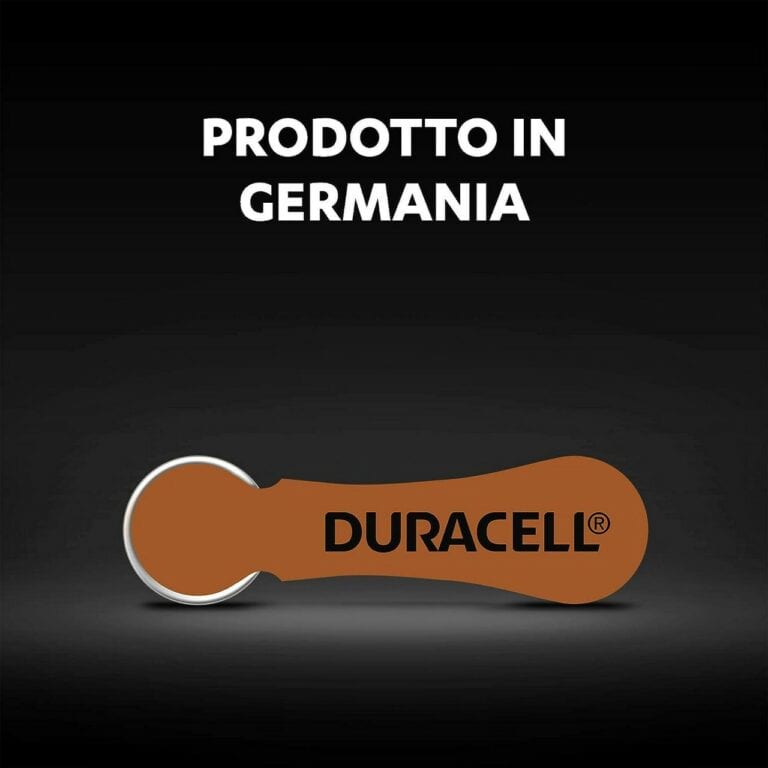 60 pile per apparecchi acustici DURACELL 312 batterie protesi udito PR41 - immagine 7