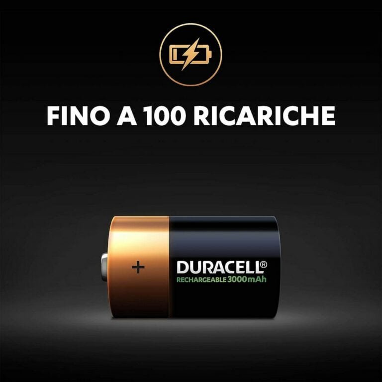 2 Pile Ricaricabili DURACELL RECHARGEABLE D Torcia HR20 3000mAh 1,2v - immagine 2