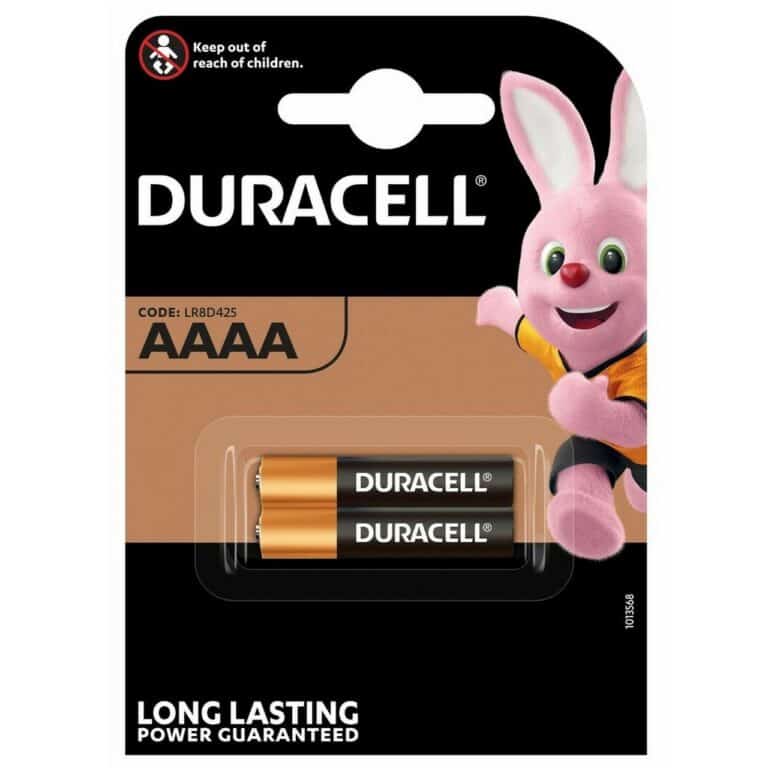 2 PILE DURACELL AAAA BATTERIE Cilindriche ALCALINE 1.5V