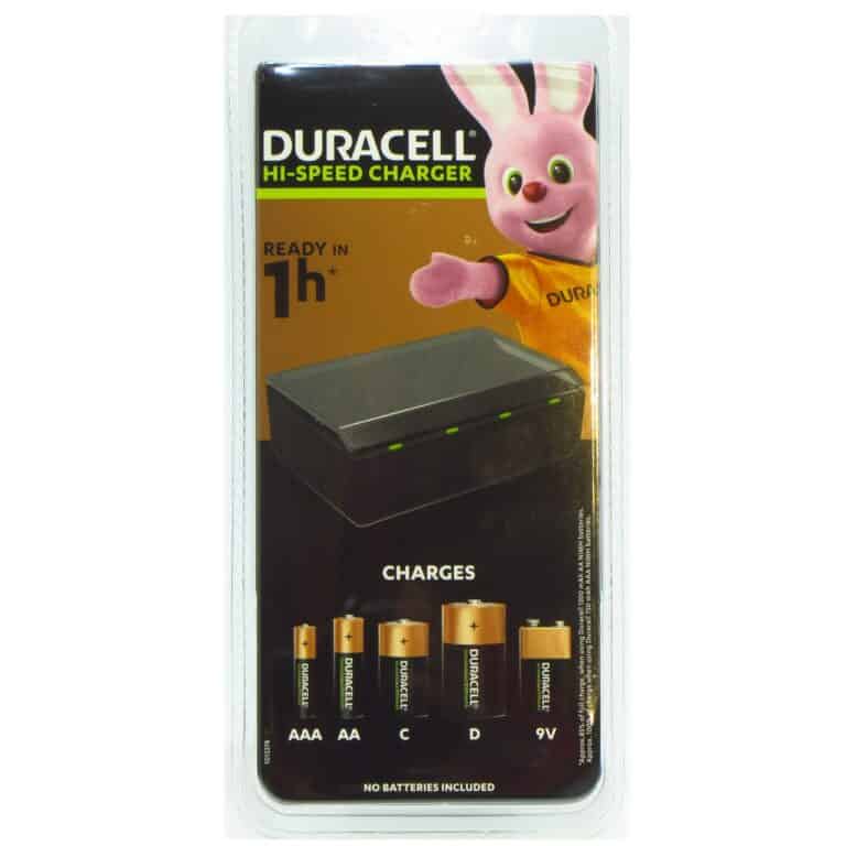 Caricabatterie DURACELL CEF22 Universale per AA, AAA, D, C 1,2v e 9V NiMH