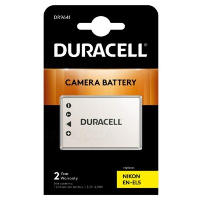 Duracell DR9641 Batteria con Infochip per Nikon Coolpix P100, P6000, L110 | per EN-EL5