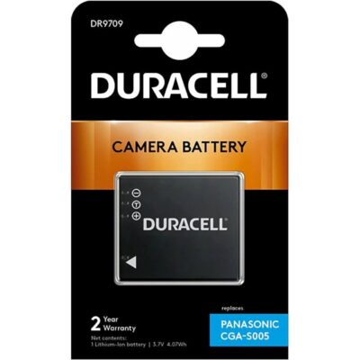 Duracell DR9709 Batteria per Panasonic Lumix LX2, LX3, FX30 | Sostituisce CGA-S005, DMW-BCC12