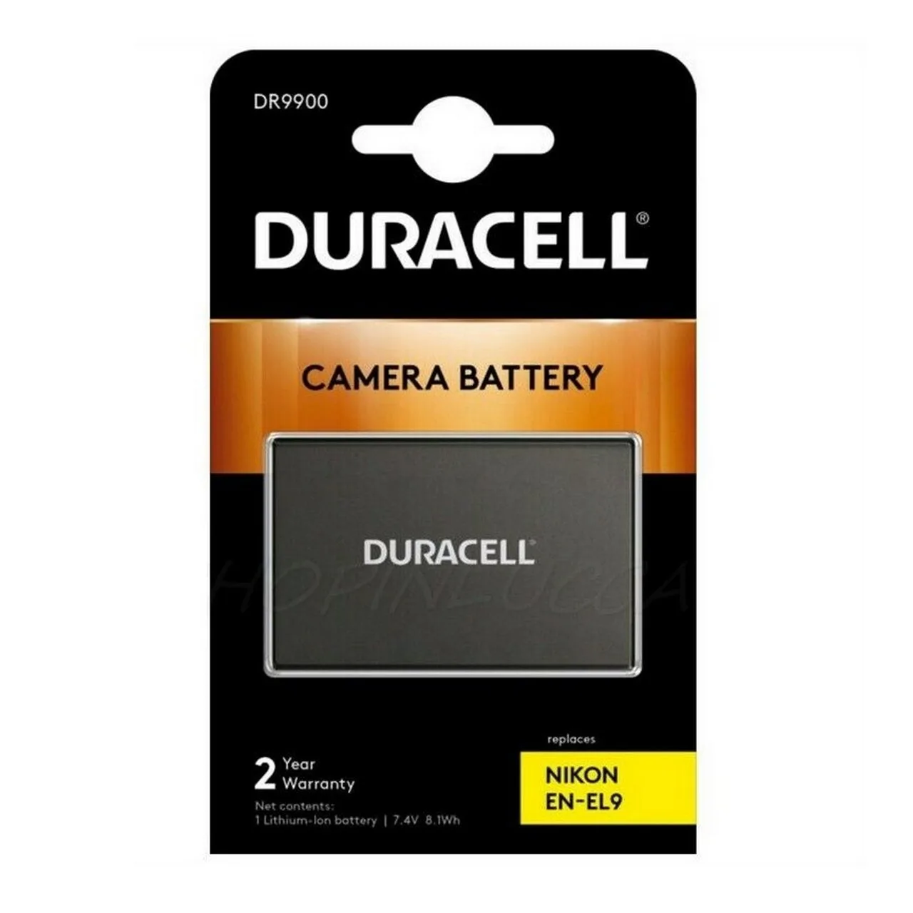 Duracell DR9900 Batteria per Nikon D40, D60, D3000, D5000 | Sostituisce EN-EL9
