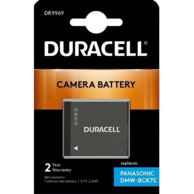 Batteria Ricaricabile DURACELL DR9969 sostituisce Panasonic DMW-BCK7E per Lumix DMC-FS14 DMC-FH2