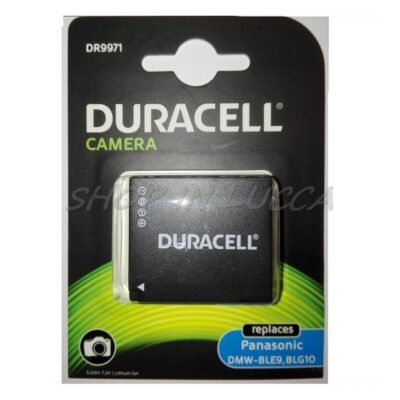 Batteria Ricaricabile DURACELL DR9971 sostituisce Panasonic DMW-BLE9 e DMW-BLG10 per Lumix DMC-GF3 TZ100