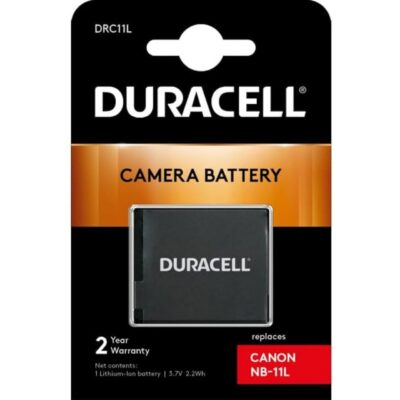 Duracell DRC11L Batteria per Canon Digital IXUS 145, 160, 175, 185 | Sostituisce NB-11L