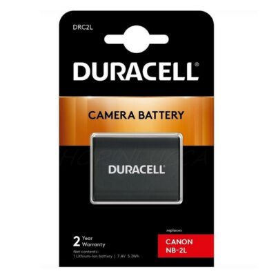 Duracell DRC2L Batteria per Canon PowerShot G7, G9, EOS 350D, 400D | Sostituisce NB-2L