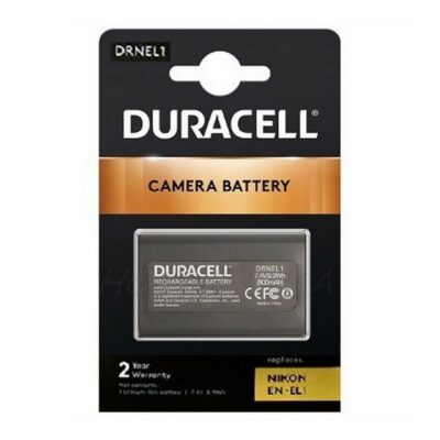 Duracell DRNEL1 Batteria per Nikon CoolPix 5000, 5700, 8700 | Sostituisce EN-EL1