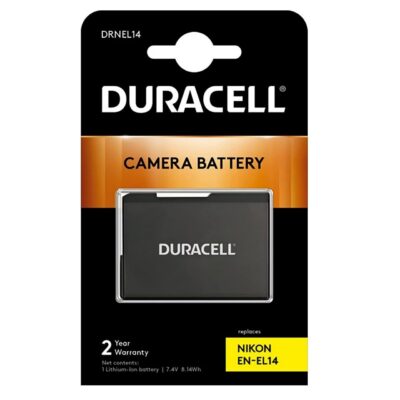 Duracell DRNEL14 Batteria per Nikon D3100, D3200, D3300, D5100 | Sostituisce EN-EL14