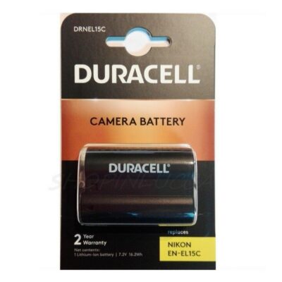 Duracell DRNEL15C Batteria con Infochip per Nikon Z8, Z6 II, Z7 II, Zf | Sostituisce Nikon EN-EL15c