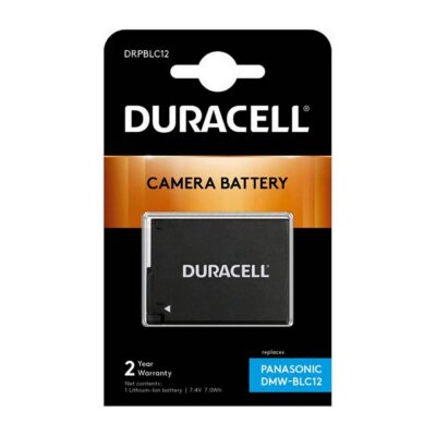 Duracell DRPBLC12 Batteria per Panasonic Lumix G7, G80, FZ300, FZ1000 | Sostituisce DMW-BLC12