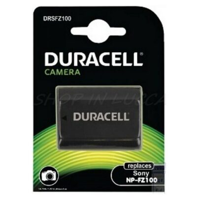 Duracell DRSFZ100 Batteria con Infochip per Sony Alpha 7 III, 7R III, 7 IV | Sostituisce NP-FZ100