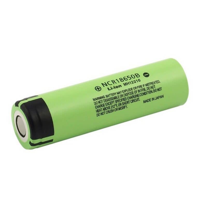 Batteria Pila Ricaricabile PANASONIC NCR 18650 -B Litio 3,6v 3350mAh scarico 6,7A