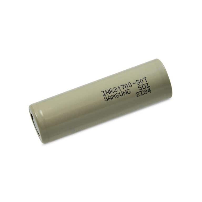 Batteria Pila Ricaricabile SAMSUNG INR 21700 -30T Litio 3,6v 3000mAh scarico 35A