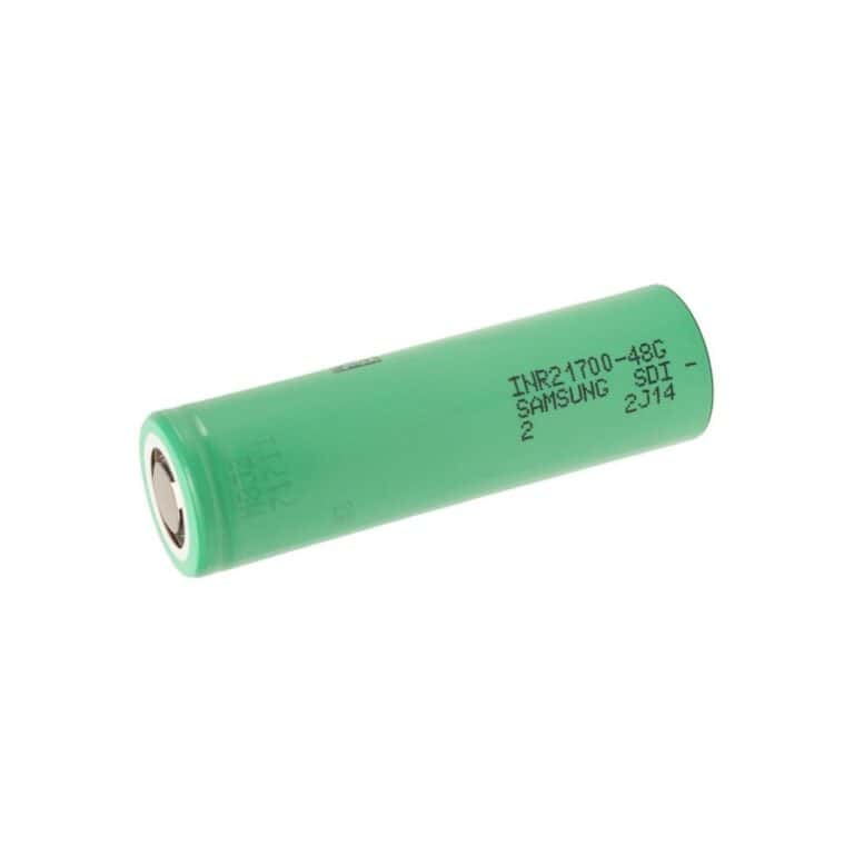 Batteria Pila Ricaricabile SAMSUNG INR 21700 -48G Litio 3,6v 4800mAh scarico 9,6A