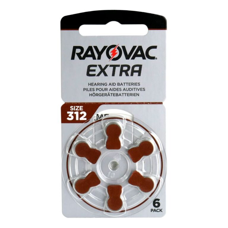 60 pile per apparecchi acustici RAYOVAC EXTRA 312 batterie protesi udito PR41 - immagine 7