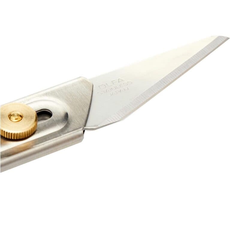 Cutter Taglierino OLFA CK-2 lama e corpo acciaio inox riaffilabile per legno made in Japan - immagine 4