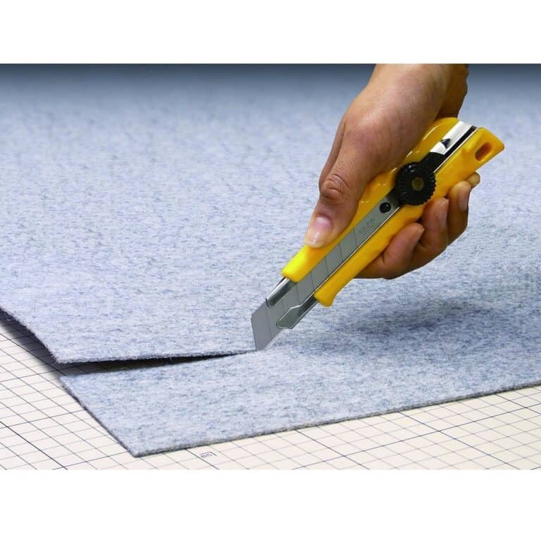 Cutter Taglierino OLFA L-1 ABS lama 18mm kevlar grafite linoleum cartongesso made in Japan - immagine 4