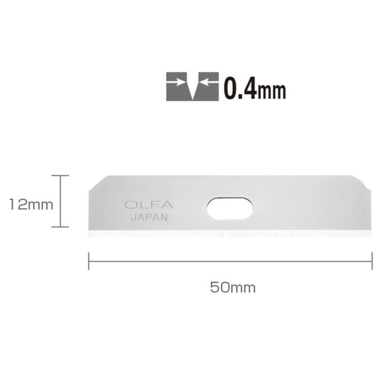 10 Lame OLFA SKB-7 SKB-7/10B per cutter taglierino SK-7 coltello trapezioidale made in Japan - immagine 3