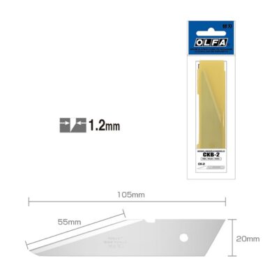 2 Lame Ricambio Coltello OLFA CKB taglierino 20mm intaglio legno bricolage