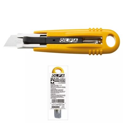 Cutter Taglierino Antinfortunistico OLFA SK-4 di sicurezza retrattile magazzino logistica