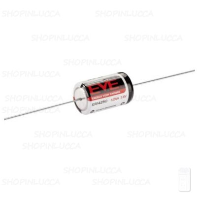 Eve ER14250CNA Batteria Pila Litio Li-SOCl2 3,6v 1200mAh Reofori Saldare